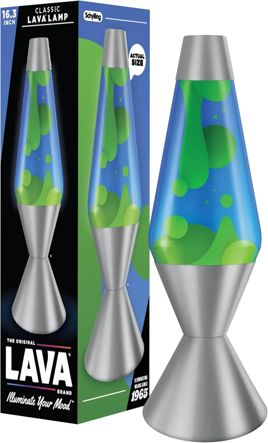Lava Lite Emerald Tide Lava Lamp, 16.3 Inch